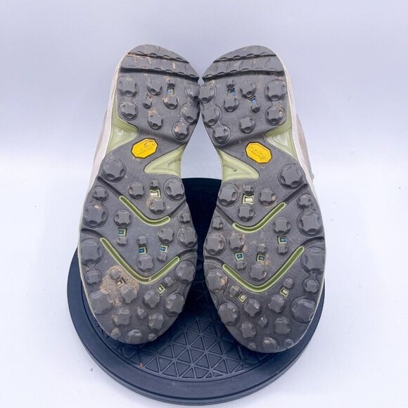 Dunham Women Hiking Boots size 7 2A WOW623GN green Gray Suede vibram sole - Picture 6 of 10